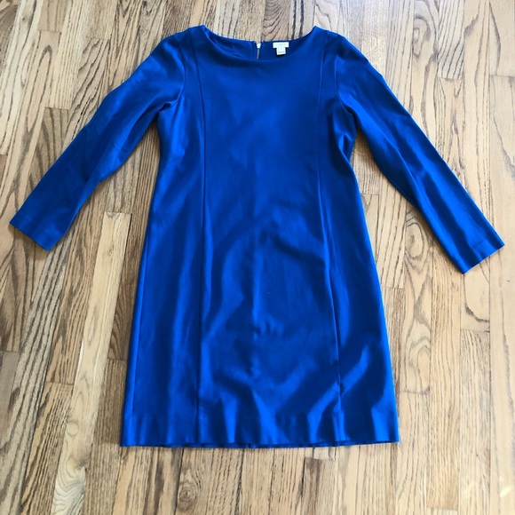 J. Crew Factory Dresses Jcrew Factory Blue Mini Dress Poshmark